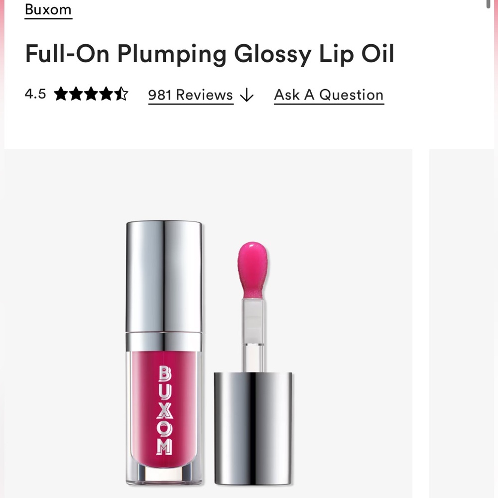 Buxom Lip Oil